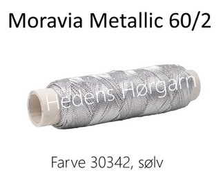 Moravia Metallic 60/2 farve 30342 sølv